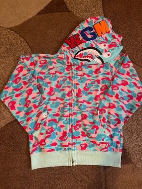 A bathing ape Miami bape hoodie double hood